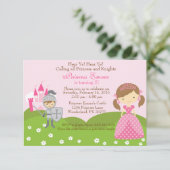 Princess and Knight Kaart (Staand voorkant)