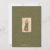 Princess and Knight Party Invitation Kaart (Achterkant)