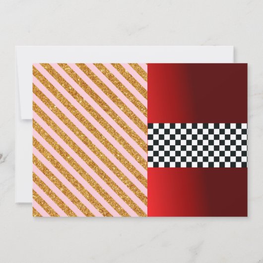 Princess and monster truck joint party Invitation Kaart (Achterkant)