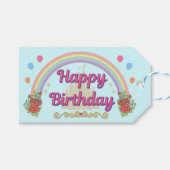 Princess and Prince Fairy Tale Schattige Koninklij Cadeaulabel (Voorkant (Horizontaal))