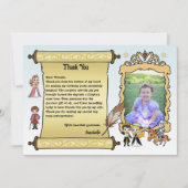 Princess and Prince Fairytale Schattigee koninklij Bedankkaart (Voorkant)