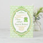 Princess and the Frog Birthday Invitation Kaart (Staand voorkant)