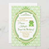 Princess and the Frog Birthday Invitation Kaart (Voorkant / Achterkant)