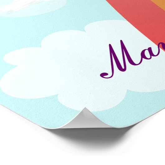 Princess and Unicorn Poster (Hoek)