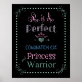 Princess and Warrior Poster (Voorkant)