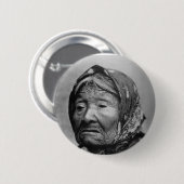 Princess Angeline -  foto 1896 Ronde Button 5,7 Cm (Voorkant /achterkant)