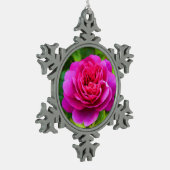 Princess Anne Roos #1 Tin Sneeuwvlok Ornament (Links)