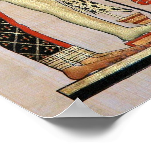 Princess Approaches Osiris, Isis en Nephtys Poster (Hoek)