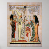 Princess Approaches Osiris, Isis en Nephtys Poster (Voorkant)
