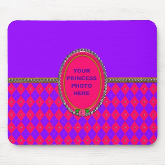 Princess Argyle Foto Muismat (Voorkant)