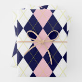 Princess Argyle Inpakpapier Vel (In situ)