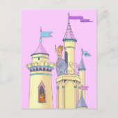 Princess at Fairy Tale Castle - Briefkaart (Voorkant)