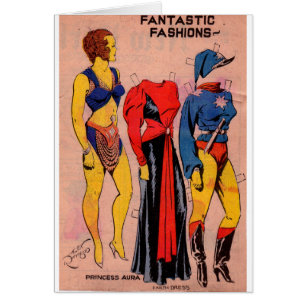 Princess Aura-papierpoppen van 1930 Flash Gordon