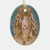 Princess Aurelie van Susan M. Epperly  Keramisch Ornament (Achterkant)