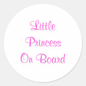 Princess auto sticker (Voorkant)