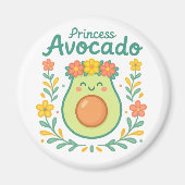 Princess Avocado Magneet (Voorkant)