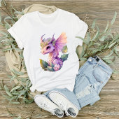 Princess Baby Dragon met Horns Graphic T-shirt