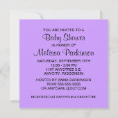 Princess Baby Gepersonaliseerd echografiefotomplat Kaart (Achterkant)