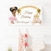 Princess Baby Girl Carriage Pink Gold Spandoek (Insitu)