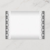 Princess Baby Girl Luier Raffle Ticket Informatiekaartje (Achterkant)