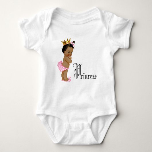 Princess Baby Girl Shirten Romper (Voorkant)