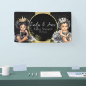 Princess Baby Gold Black Baby Twins Douche Spandoek (Beurs)
