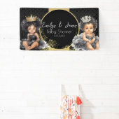 Princess Baby Gold Black Baby Twins Douche Spandoek (Insitu)