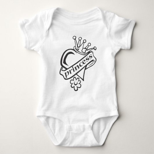 Princess baby romper (Voorkant)
