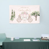 Princess Baby shower Blush Welkom Spandoek (Beurs)