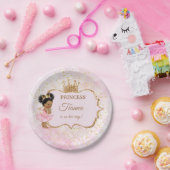Princess baby shower borden papieren bordje (Feest)