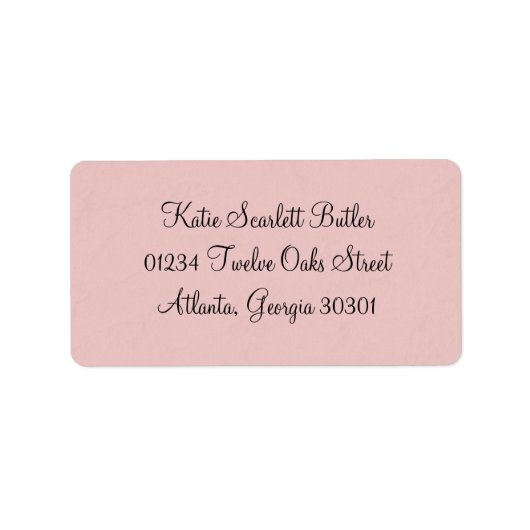 Princess Baby shower Etiket (Voorkant)