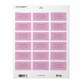 Princess Baby shower Etiket (Full Sheet)