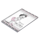  Princess Baby shower gastenboek Notitieboek (Linkerzijde)