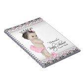 Princess Baby shower gastenboek Notitieboek (Rechterzijde)