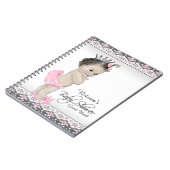 Princess Baby shower gastenboek Notitieboek (Linkerzijde)