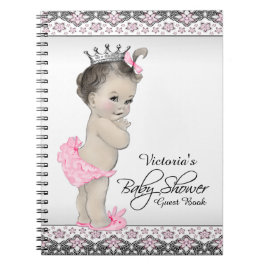 Princess Baby shower gastenboek Notitieboek