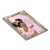 Princess Baby shower Gift Log en gastenboek Notitieboek (Rechterzijde)