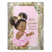 Princess Baby shower Gift Log en gastenboek Notitieboek (Voorkant)