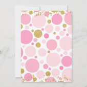 Princess Baby shower Invitation Kaart (Achterkant)