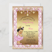 Princess, Baby shower Invitation Kaart (Voorkant)