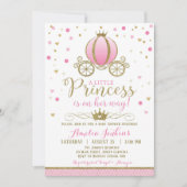 Princess Baby shower Invitation Kaart (Voorkant)