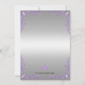 Princess Baby shower Invitation Kaart (Achterkant)