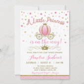 Princess Baby shower Invitation Kaart (Voorkant)