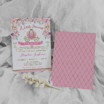 Princess Baby shower Invitation
