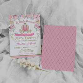 Princess Baby shower Invitation Kaart
