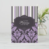 Princess Baby shower Invitation Kaart (Staand voorkant)