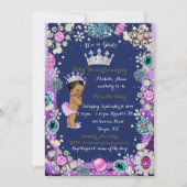 Princess Baby shower Invitation, Little Princess. Kaart (Voorkant)