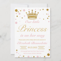 Princess Baby shower is een meisje