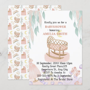 Princess Baby shower Kaart