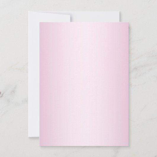 Princess Baby shower Kaart (Achterkant)